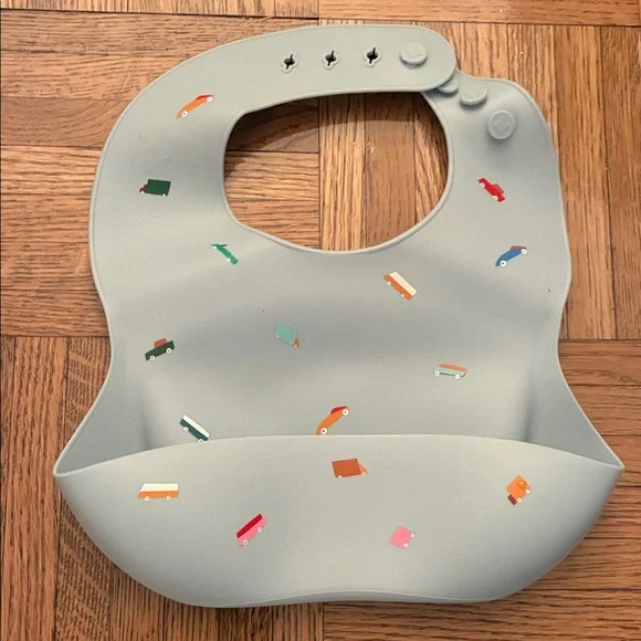 Baby Silicone Bibs (Set of 5)